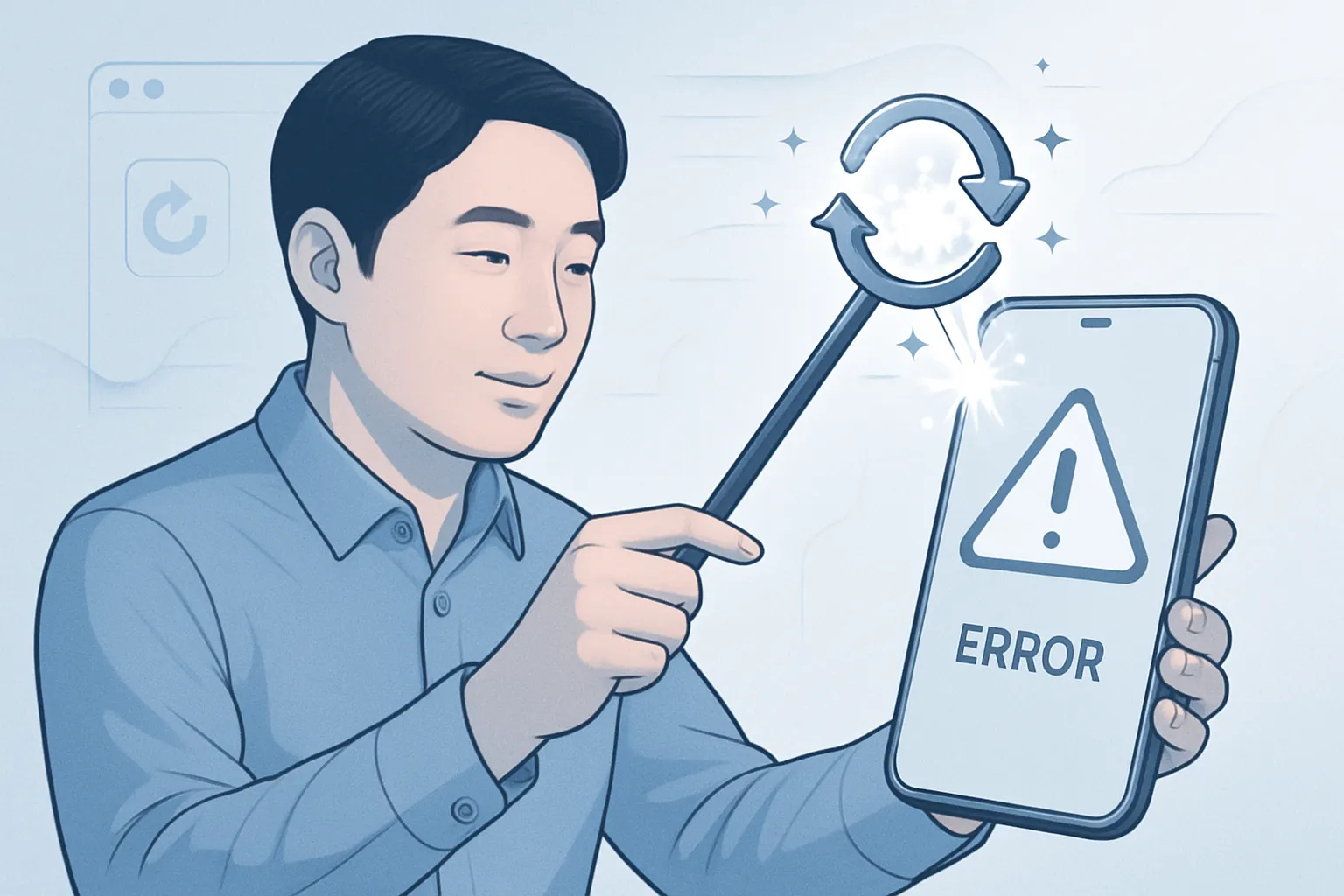 99% 해결 보장! '캐시 초기화' 딱 1분 해결법